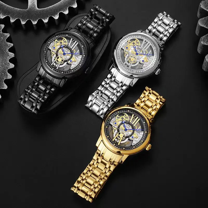 LUXURY SKELETON AUTOMATIC WATCH FOR MEN