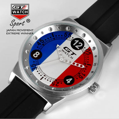 GT Watch Men Italy Flag F1 Sport Watch Mens Watches Top Brand Luxury Men's Watch Clock reloj hombre erkek kol saati relogio