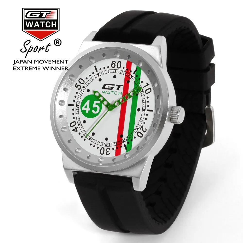 Top Brand GT Watch Men Watch Silicone Strap F1 Sport Watches Fashion Men's Watch Clock saat relogio masculino reloj hombre