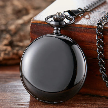 New 2 Sides Open Navidad Christmas Gift Smooth Mechanical Pocket Watch Men Women FOB Hand Wind Double Hunter Roman Numerals