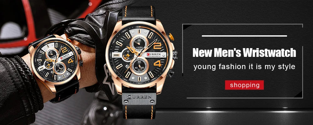 Watch For Men Top Brand Luxury CURREN Fashion Leather Quartz Men Watches Date Business Sport Male Wristwatch Clock Montre Homme