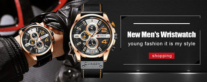 Watch For Men Top Brand Luxury CURREN Fashion Leather Quartz Men Watches Date Business Sport Male Wristwatch Clock Montre Homme