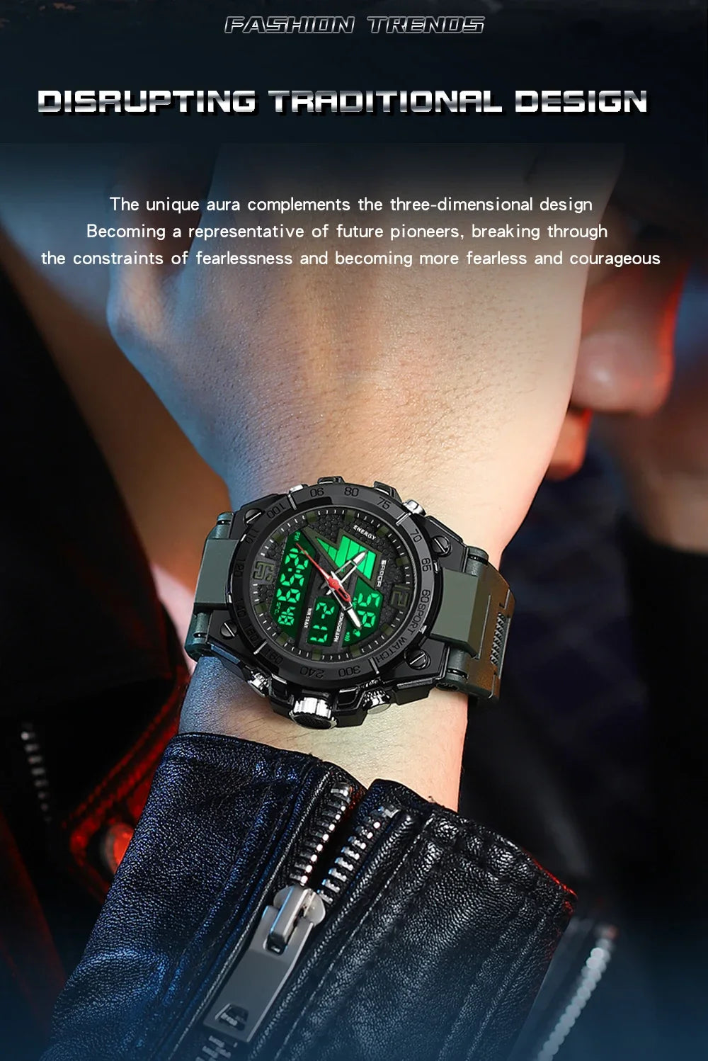 SANDA 6137 2024 Top Brand Men's Watches 5ATM Waterproof Sport Military Wristwatch Quartz Watch for Men Clock Relogio Masculino