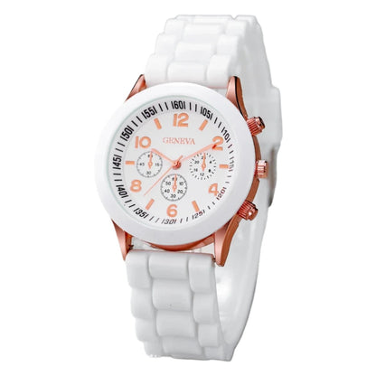 Lot de 2 montres à quartz analogiques pour femmes, bracelet décontracté en silicone, perles et papillon