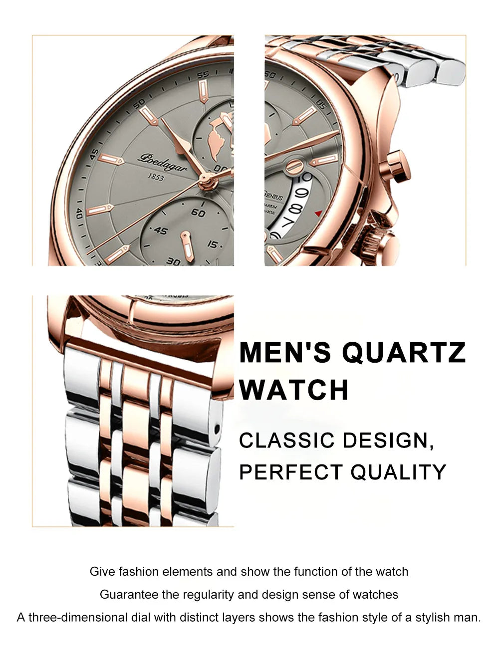 POEDAGAR Luxury Men Watch Business Waterproof Date Chronograph Full Steel Quartz Men Wrist Watches Male Clock reloj hombre Dress