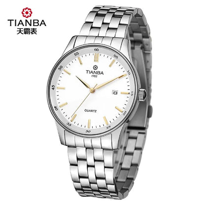 TIANBA men's watch women's watch  couple watch automatic watch for men Women's wristwatch waterproof steel quartz watch 2173