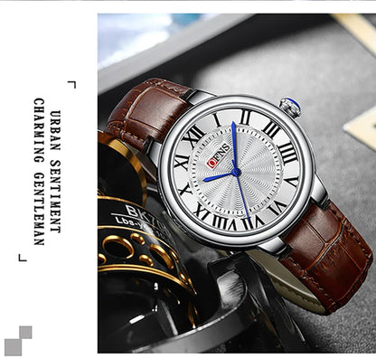 OFNS High end Brand Top 1508 Watch Steel Band Fashion Roman Scale dial Light Luxury Waterproof Women's Quartz Watch 2024