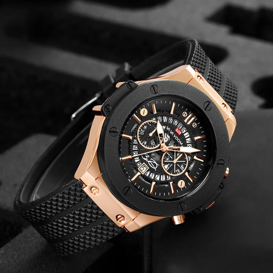 LUXURY SPORTS QUARTZ WATCH FOR MEN