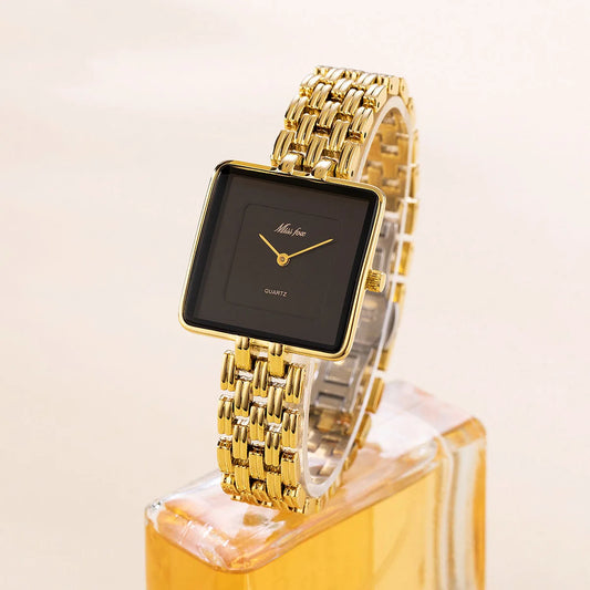 UTHAI Femmes Montre Affaires Lumière De Luxe Marque Style Moyen-Orient Simple Étanche Carré Dames Mode Quartz Horloge Montres