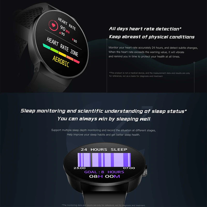 NORTH EDGE Women Men's Smart Watch 1.39'' TFT HD Color Display 123+ Sports Mode Bluetooth Call Blood Oxygen IP67 Smart Watch