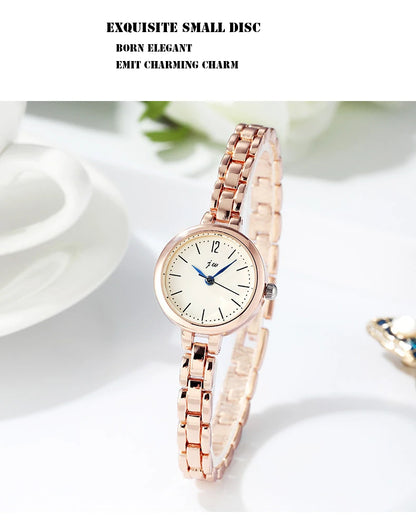 UTHAI W103 Women Fashion Quartz Watch Clock Minimalist College/High School Girls Wristwatch Female Metal Bracelet Watches Gift