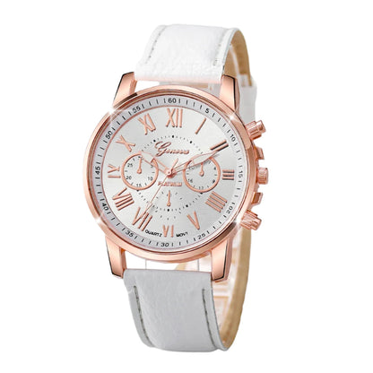 Coffret de montres à quartz pour femme avec cadran Roma, 5 pièces