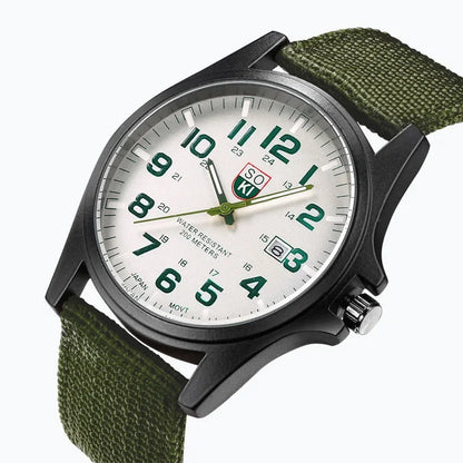 YIKAZE Montres Hommes Top Marque De Luxe Décontracté Militaire Quartz Sport Montre-Bracelet En Nylon Souple Mâle Horloge Montre relogio masculino