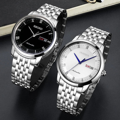 Original Seiko Watch Men Presage Automatic Stainless Steel Strap  Waterproof Luminous Watchs Japanese