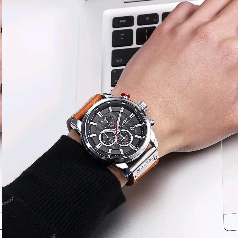 Top Brand Luxury CURREN Men's Sports Watches Fashion Casual Quartz Watch Men Military Wrist Watch Male relogio Clock 8291