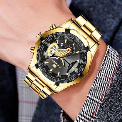 LUXURY GOLD SPORTS WATCH FOR MEN