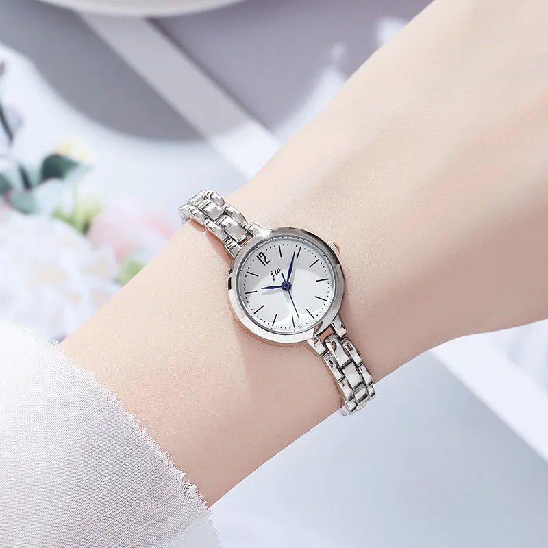 UTHAI W103 Women Fashion Quartz Watch Clock Minimalist College/High School Girls Wristwatch Female Metal Bracelet Watches Gift