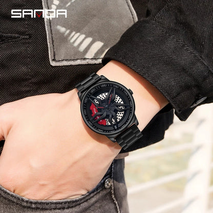 SANDA Luxury Mens Watches Top Brand Fashion Business Men’s Wristwatch Quartz Watch for Male Clock Relogio Masculino P1062