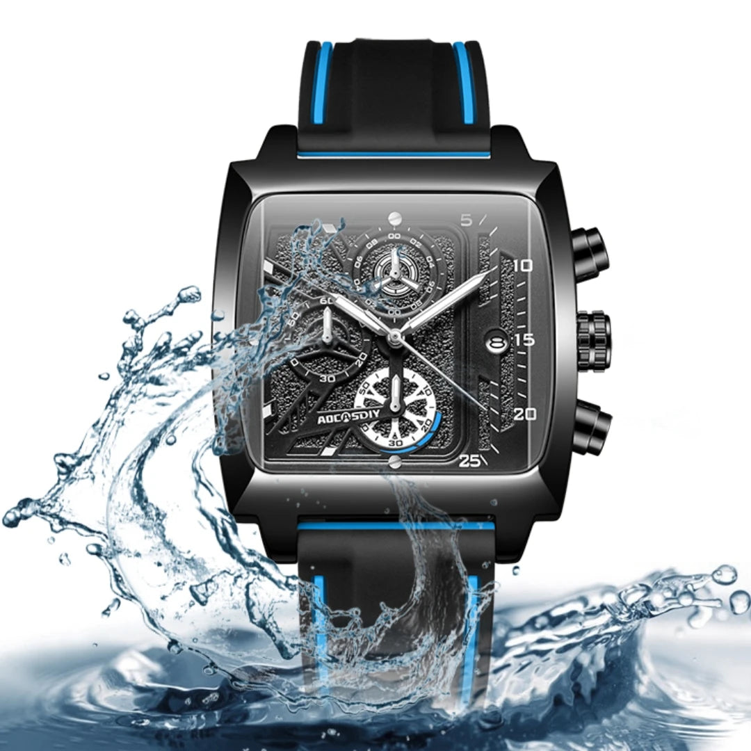 Top Brand Luxury Men's Watches Silicone Strap Waterproof Glow Time Calendar Cool Clock Chronograph Watch For Men Wristwatch 2023