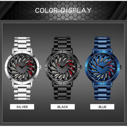 Sanda 1056 Male Student Watch Steel Band Men's Quartz Watch Fashion Trend Simplicity Creative Hollow out Watch