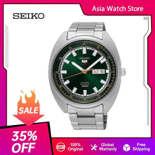 Seiko 5 Sports Automatic Black Dial Men's Watch