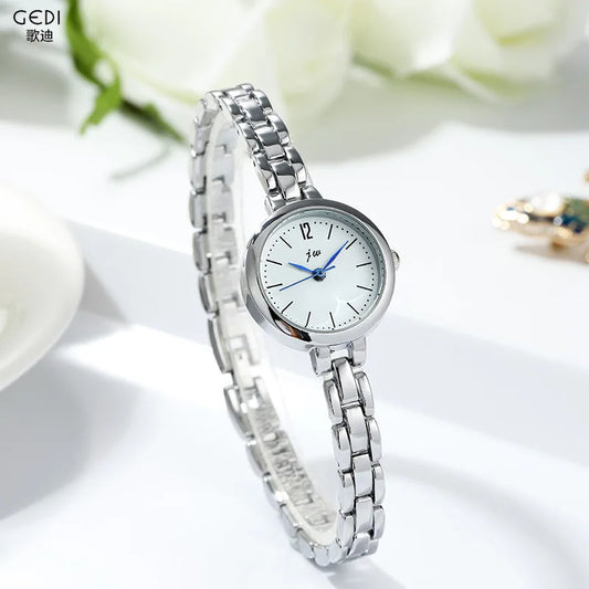 UTHAI W103 Women Fashion Quartz Watch Clock Minimalist College/High School Girls Wristwatch Female Metal Bracelet Watches Gift