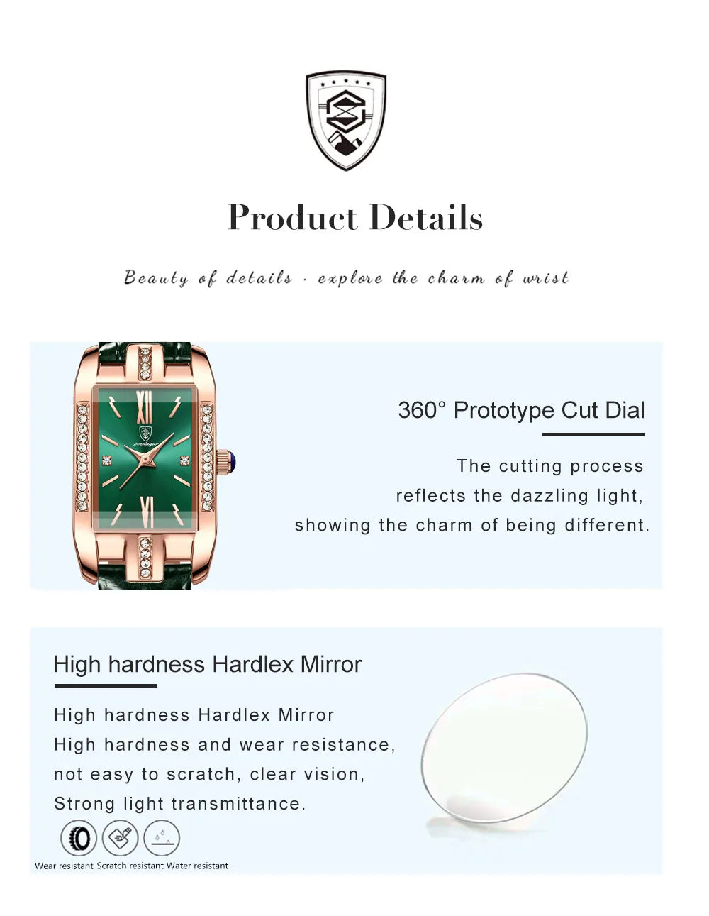 POEDAGAR Fashion Quartz Watch Female Luxury Elegant Clock Waterproof Leather Band Creative Diamond Women Watch Montre Femme Gift