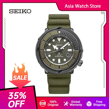 Seiko Men's Watch Prospex Series Solar Watches 20Bar Waterproof Luminous Quartz Watchs