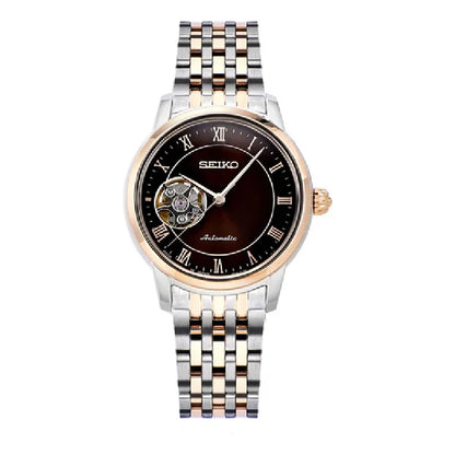 Seiko Ladies Automatic Mechanical Watch Presage Series Japanese Original Leisure Watch 10 Bar Waterproof Multi-functional Watch