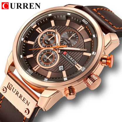 Top Brand Luxury CURREN Men's Sports Watches Fashion Casual Quartz Watch Men Military Wrist Watch Male relogio Clock 8291