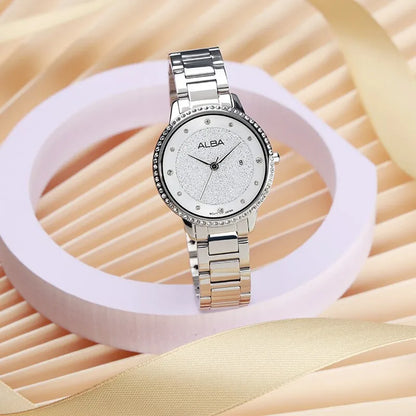 SEIKO ALBA Women's Quartz Ladies Watches Business Casual Simple Temperament Small Exquisite Women Watch Crystal Glass