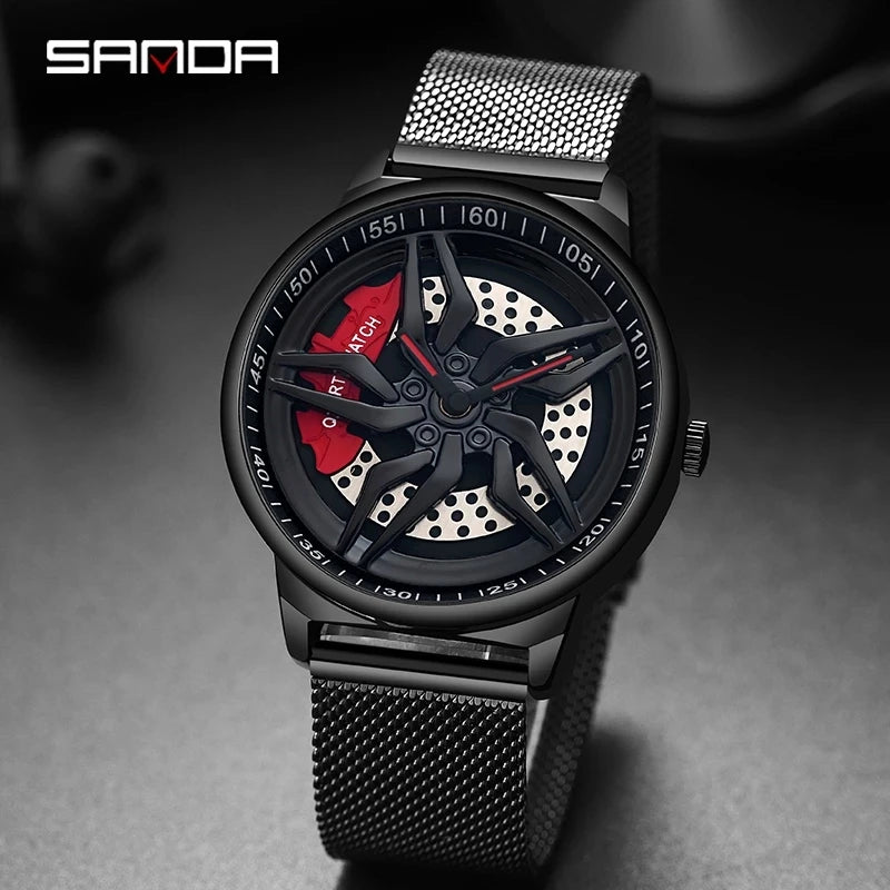 SANDA Luxury Mens Watches Top Brand Fashion Business Men’s Wristwatch Quartz Watch for Male Clock Relogio Masculino P1062