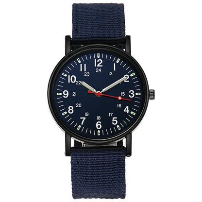 Luminous Men Sport Military Watch Shock Resistant Wristwatches Simple Nylon Band Male Army Wrist Watch Quartz Relogio Masculino