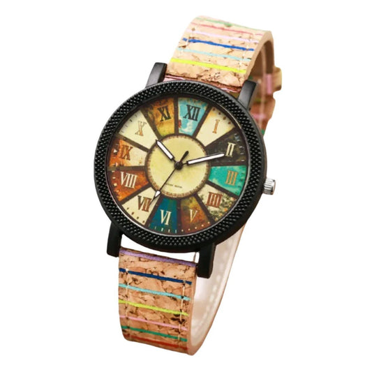 2PCS/Set Women's Watches Casual Leather Band Female Analog Quartz Watch（Without Box）