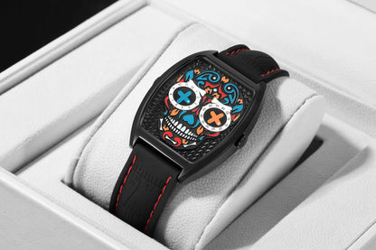 New Skull Watches Hip Hop Quartz Men Watches Fashion Clown Personality Watches Luxury Man Watch Reloj Hombre