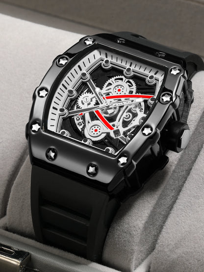 Luxury Military Watch Men Hip Hop Chronograph Sports Mens Watches Male Tonneau Clock Reloj Hombre Relogio Masculino 2023