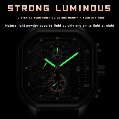 POEDAGAR Fashion Quartz Men Watches Top Brand Waterproof Luminous Chronograph Sports Watch Relogio Masculino reloj High Quality