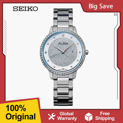 SEIKO Alba Quartz Women Watch 6 Color Fashion Casual Simple Summer 3Bar Waterproof ladies Watch