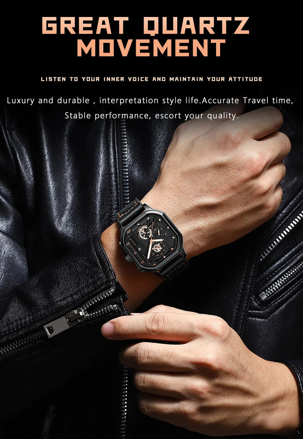 POEDAGAR Fashion Quartz Men Watches Top Brand Waterproof Luminous Chronograph Sports Watch Relogio Masculino reloj High Quality