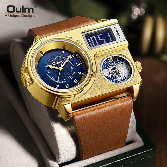 LUXURY STAINLESS STEEL CHRONOGRAPH WATCH FOR MEN