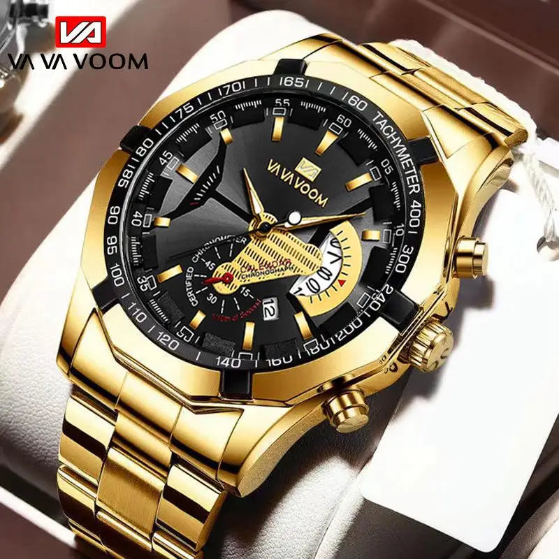 LUXURY GOLD SPORTS WATCH FOR MEN