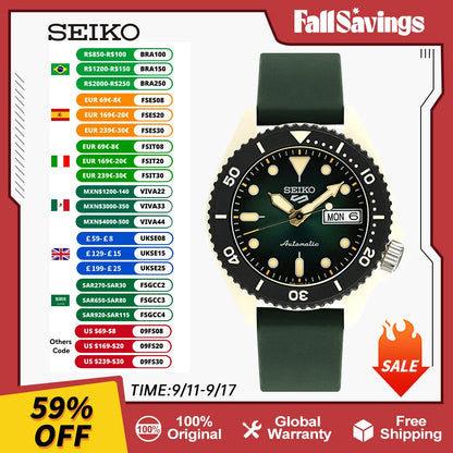 New SEIKO 5 Original Watch Men Automatic Mechanical Watches Japanese 10bar Waterproof Luminous sports Watch For Men